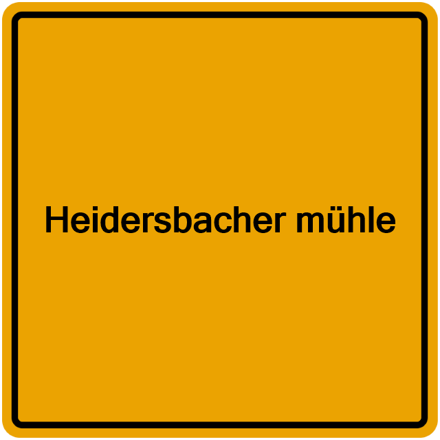 Einwohnermeldeamt24 Heidersbacher mühle